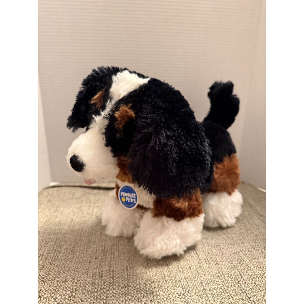 Build A Bear Promise Pets Bernese Mountain Puppy Dog Stuffed Plush